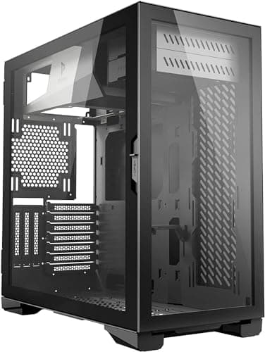 Antec P120 Crystal ATX Mid Tower Black with Tempered Glass Side Panel and USB 3.2 Gen 1 Type-A image