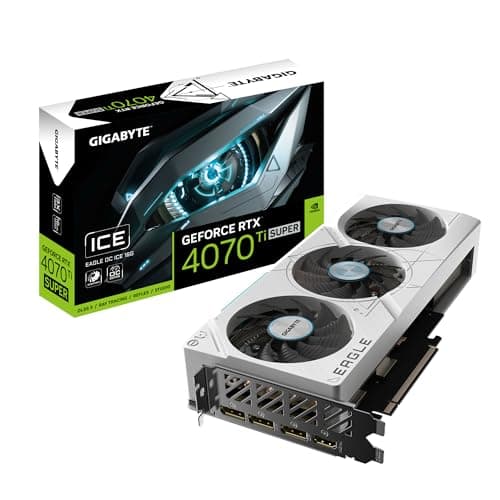 Gigabyte EAGLE OC ICE GeForce RTX 4070 Ti SUPER 16GB GDDR6X White image