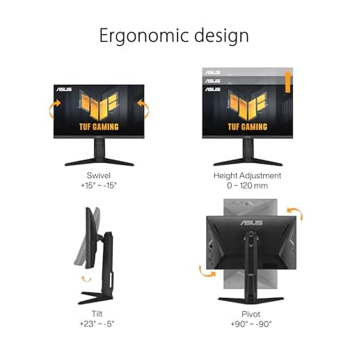 Asus TUF Gaming VG249QL3A 23.8" 1080p 180Hz IPS Monitor image