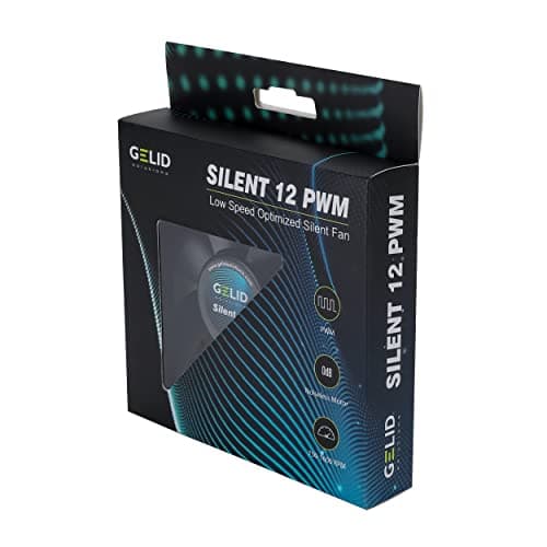 Gelid Solutions Silent 12 120mm Black PWM 64.5 CFM 1-Pack image