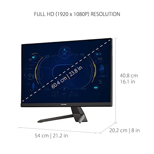 ViewSonic VX2467-MHD 24" 1080p 75Hz VA Monitor image