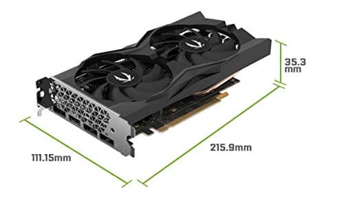 Zotac GAMING Twin Fan GeForce GTX 1660 6GB GDDR5 Black image
