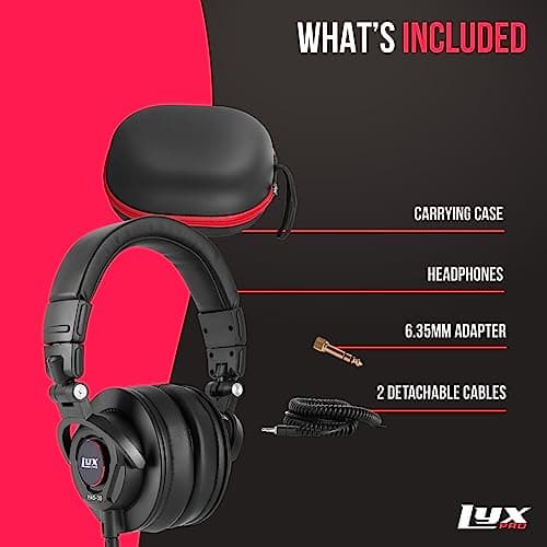 LyxPro HAS-30 Closed-Back Wired Headphones image