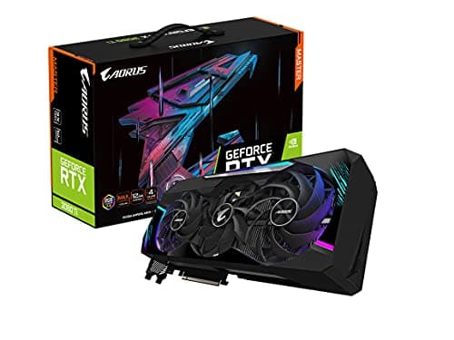 Gigabyte AORUS MASTER GeForce RTX 3080 Ti 12GB GDDR6X Black image