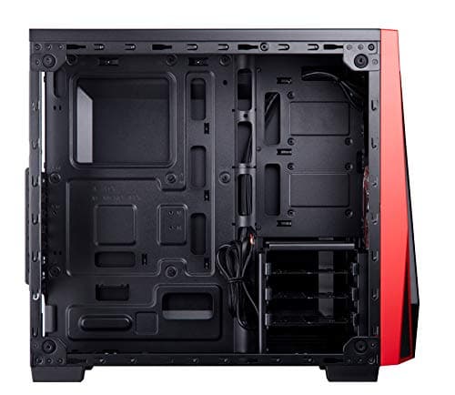 Corsair Carbide Series SPEC-04 ATX Mid Tower Black / Red with Acrylic Side Panel and USB 3.2 Gen 1 Type-A, USB 2.0 Type-A image