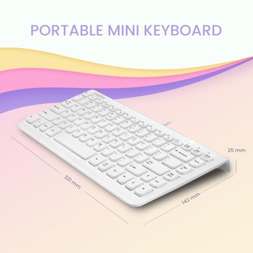 Perixx PERIBOARD-407W Mini Wired Keyboard image