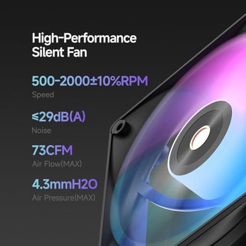 Ocypus Delta A62 ARGB Air 156mm 73 CFM Black image