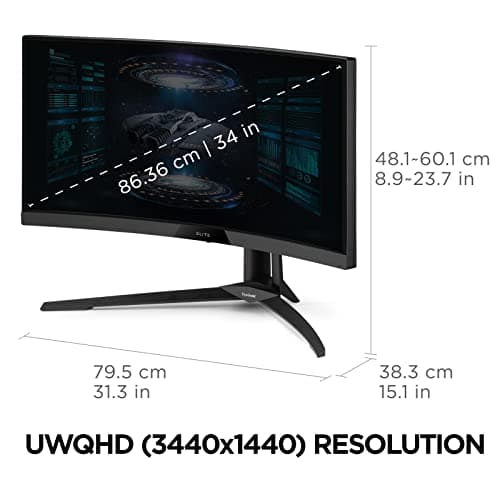 ViewSonic XG340C-2K 34" 3440x1440 180Hz VA Curved Monitor image