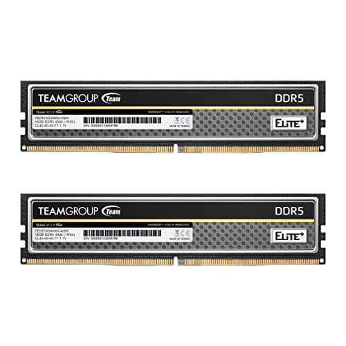 TEAMGROUP Elite Plus Black DDR5-4800 CL40 32GB (2x16GB) main image