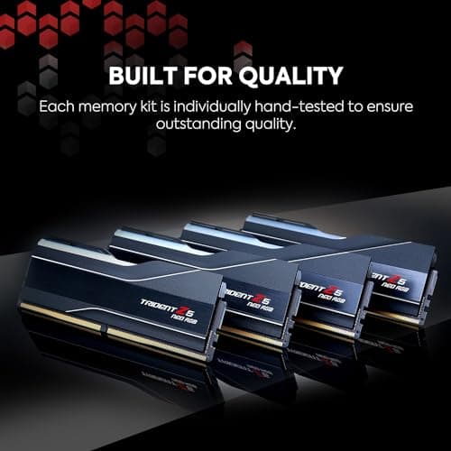 G.Skill Trident Z5 Neo RGB Black DDR5-8000 CL38 32GB (2x16GB) image