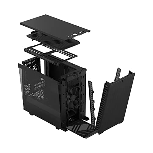 Fractal Design Define 7 Nano Mini-ITX Tower Black Tinted Tempered Glass image