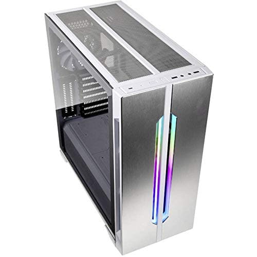 Lian Li LANCOOL ONE Digital ATX Mid Tower White / Silver with Tempered Glass Side Panel and Front Panel USB 3.2 Gen 2 Type-C, USB 3.2 Gen 1 Type-A image