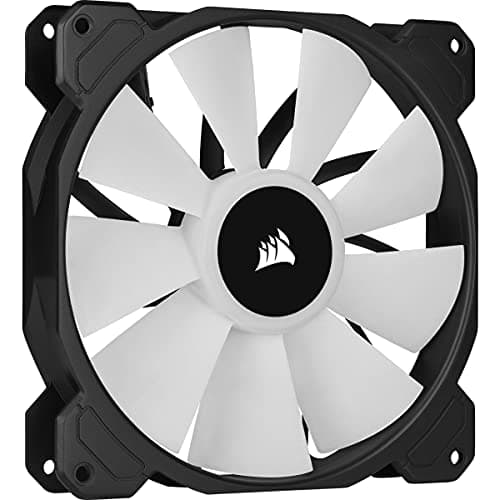 Corsair iCUE SP140 RGB ELITE 140mm Black / White PWM Addressable RGB 2-Pack image