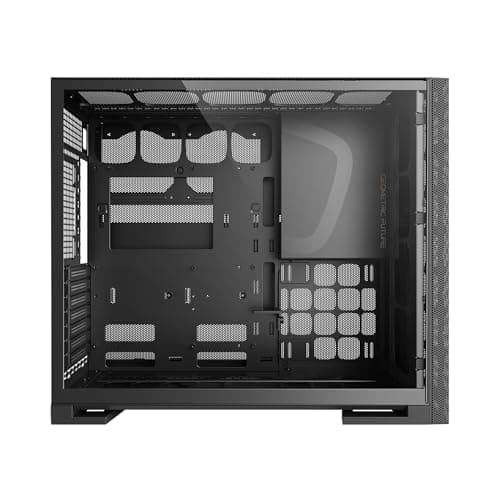 Geometric Future Model 5 ATX Mid Tower Black Vent Fanless, Tempered Glass Side Panel, USB 3.2 Gen 2x2 Type-C, USB 3.2 Gen 1 Type-A image