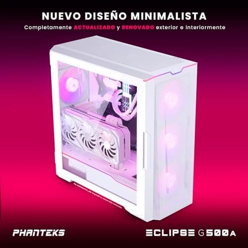 Phanteks ECLIPSE G500A DRGB ATX Mid Tower White Tempered Glass image