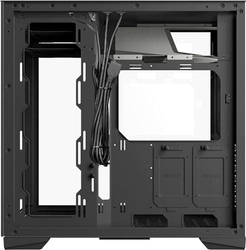 Antec P120 Crystal ATX Mid Tower Black with Tempered Glass Side Panel and USB 3.2 Gen 1 Type-A image