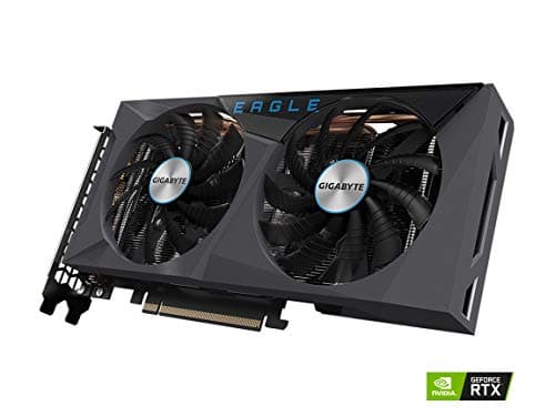 GIGABYTE Eagle OC GeForce RTX 3060 Ti 8GB GDDR6 PCI Express 4.0 ATX Video Card GV-N306TEAGLE OC-8GD (rev. 2.0) (LHR) image