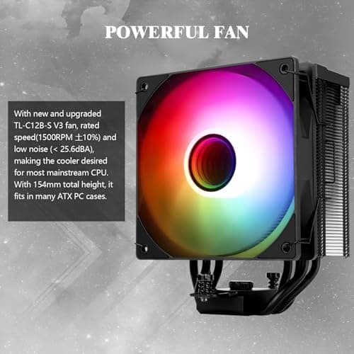 Thermalright Assassin Spirit 120 Vision ARGB 66.17 CFM Air 154mm Black image