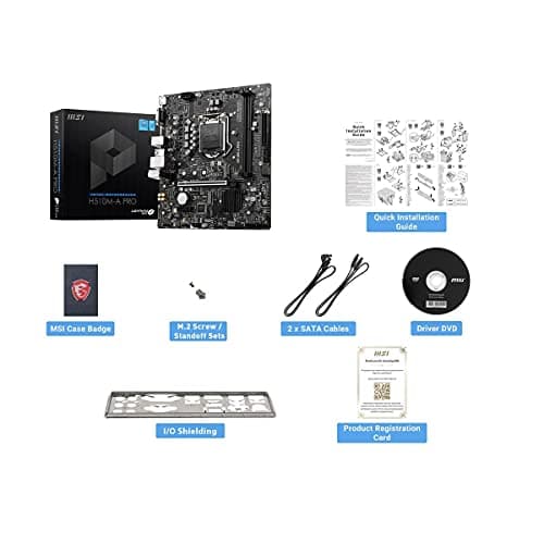 MSI H510 M-A PRO LGA1200 DDR4 Micro ATX image