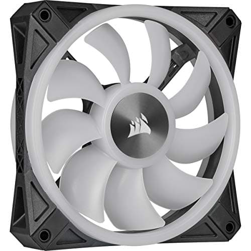 Corsair iCUE QL140 140mm Black PWM RGB 50.2 CFM 2-Pack image