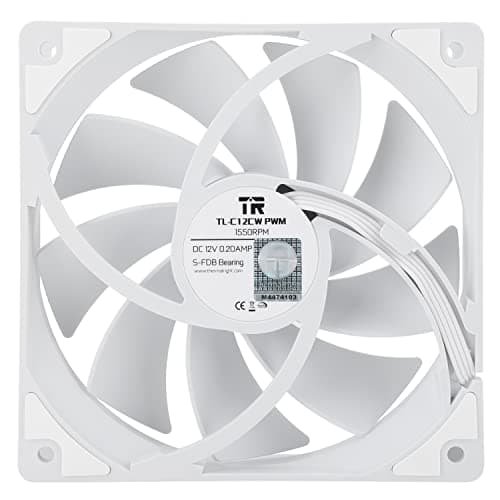 Thermalright TL-C12CW 120mm White PWM 66.17 CFM image
