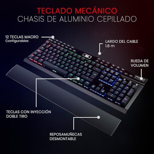 Redragon K550-W RGB Yama Wired Outemu Purple Mechanical Gaming Keyboard image