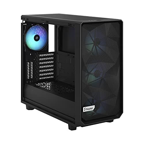 Fractal Design Meshify 2 RGB ATX Mid Tower Black Tempered Glass Side Panel image