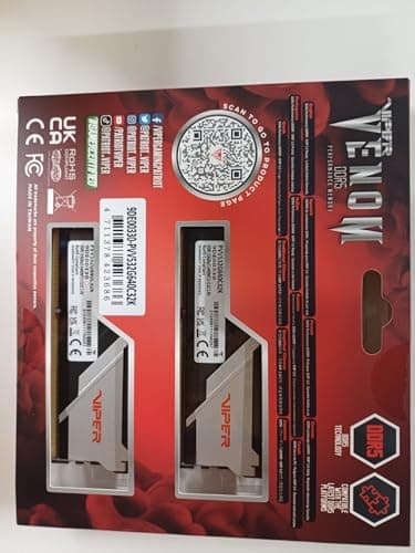 Patriot Viper Venom Black / White DDR5-6400 CL32 32GB (2x16GB) image