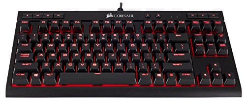 Corsair K63 Compact Mechanical Gaming Keyboard - Backlit Red LET - Linear & Quiet - Cherry MX Red image