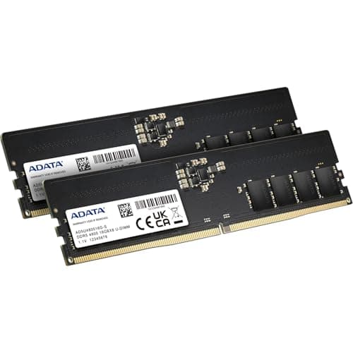 ADATA AD5U480016G-DT Black DDR5-4800 CL40 32GB (2x16GB) image