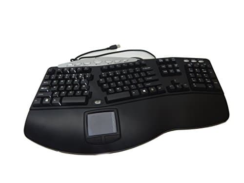 Adesso PCK-308UB Wired Ergonomic Keyboard With Touchpad image