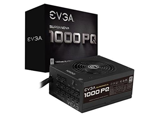 EVGA SuperNOVA 1000 PQ, 80+ PLATINUM 1000W, Modular, EVGA ECO Mode, 10 Year Warranty, Power Supply 210-PQ-1000-X1 image