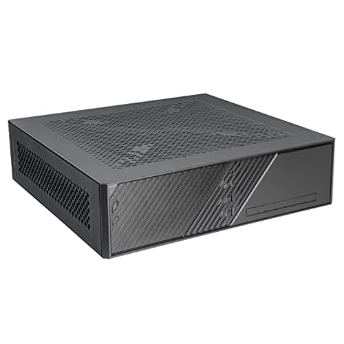 Silverstone Milo 12 HTPC Black Mesh Side Panel, USB 3.2 Gen 2 Type-C, USB 3.2 Gen 1 Type-A image