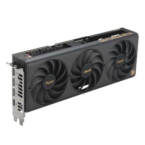 Asus ProArt OC GeForce RTX 4070 SUPER 12GB GDDR6X Black Gold image