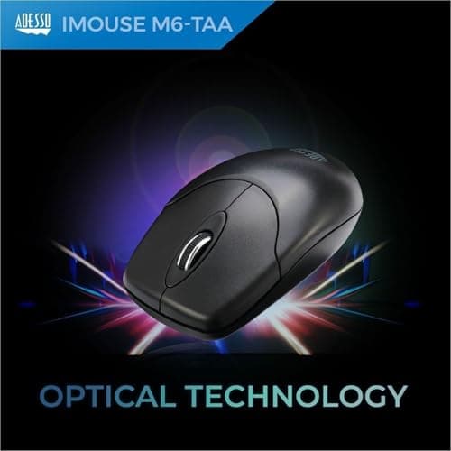 Adesso iMouse M6-TAA Wired Optical Mouse image