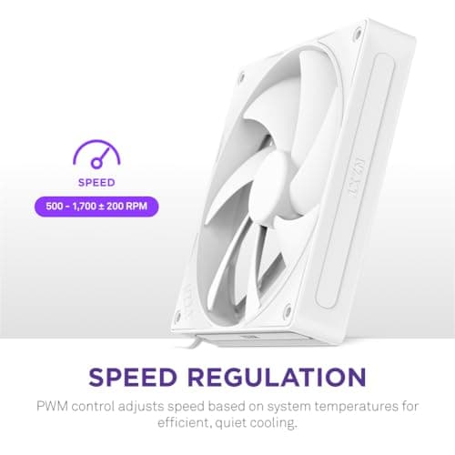 NZXT F120P (2024) 120mm White PWM  image