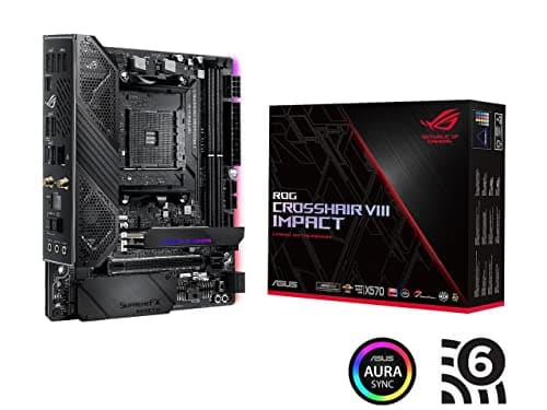 ASUS X570 ROG Crosshair VIII Impact AM4 WIFI DDR4 Mini DTX image