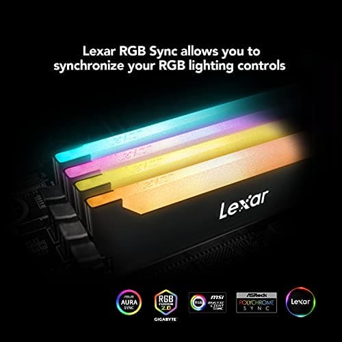 Lexar Hades RGB Black DDR4-3600 CL18 16GB (2x8GB) image