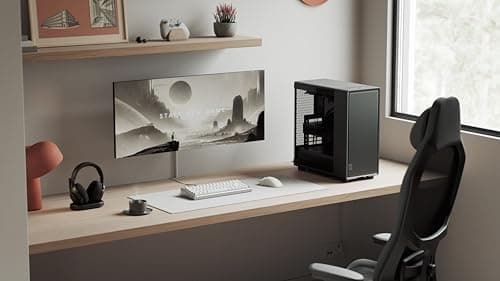 Fractal Design Epoch ATX Mid Tower Black with Tinted Tempered Glass Side Panel and USB 3.2 Gen 2x2 Type-C / USB 3.2 Gen 1 Type-A image