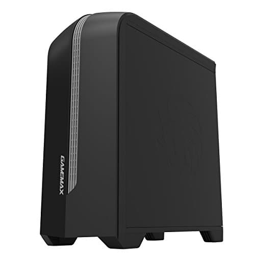 GameMax Centauri MicroATX Mid Tower Black / Gray with Acrylic Side Panel and USB 3.2 Gen 1 Type-A USB 2.0 Type-A image