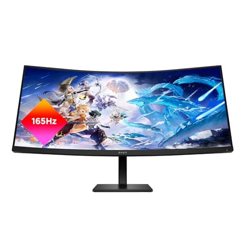 HP OMEN 34c 34" 3440x1440 165Hz VA Curved Monitor image