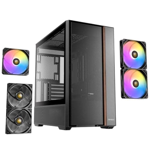 Antec FLUX REAR Mid Tower Case With Tempered Glass image