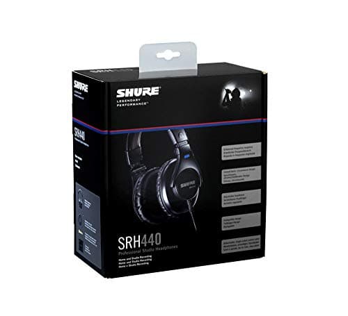 Shure SRH440 Closed Black Headphones image