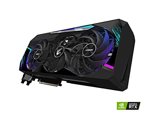 Gigabyte AORUS MASTER Rev 2.0 GeForce RTX 3080 10GB LHR 10GB GDDR6X Black image