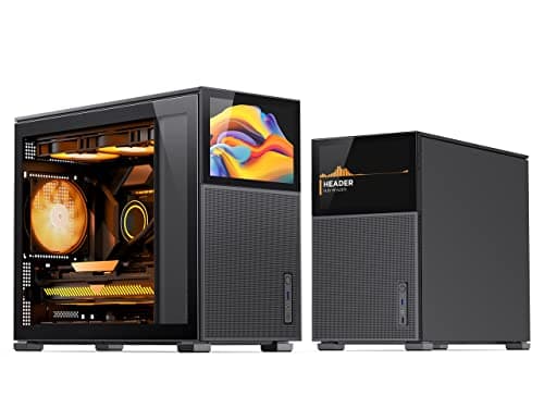 Jonsbo D31 MESH MicroATX Mini Tower Black Tempered Glass Side Panel image