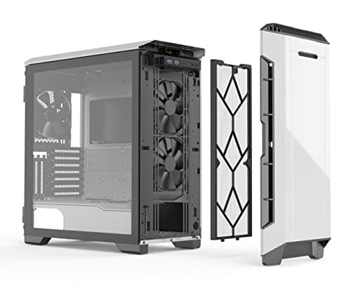Phanteks Eclipse P600S DRGB Silent, E-ATX/ATX,Hibrida,Silenciosa, Cristal templado,DRGB 140mm x3,USB 3.0 Y Tipo C, Blanca image