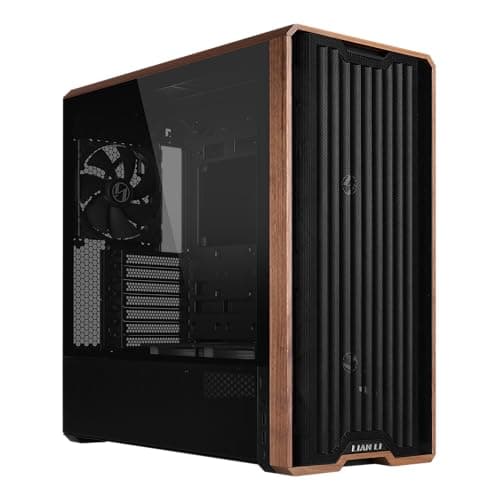 Lian Li LANCOOL 217 ATX Mid Tower Black / Brown with Tempered Glass Side Panel and USB 3.2 Gen 2 Type-C USB 3.2 Gen 1 Type-A main image