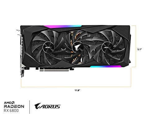Gigabyte AORUS MASTER Radeon RX 6800 16GB GDDR6 Black image