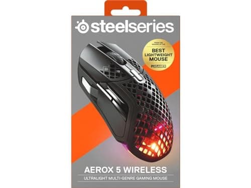 SteelSeries Aerox 5 Bluetooth Wireless Wired Wired Optical Mouse image