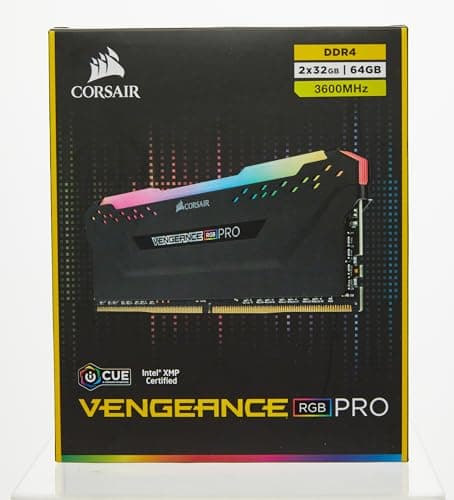Corsair Vengeance RGB Pro Black DDR4-3600 CL18 64GB (2x32GB) image